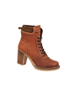 Bota Al Tobillo Swiss Brand De Piel Para Mujer