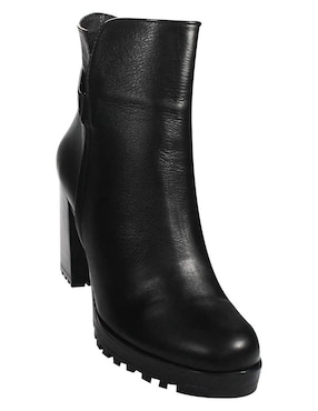 Bota Leon De Piel Para Mujer