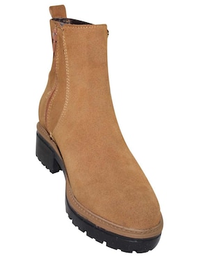 Bota Leon De Gamuza Para Mujer