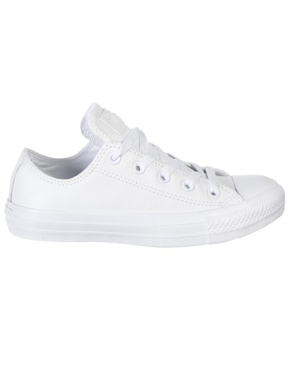 tenis converse piel blanco