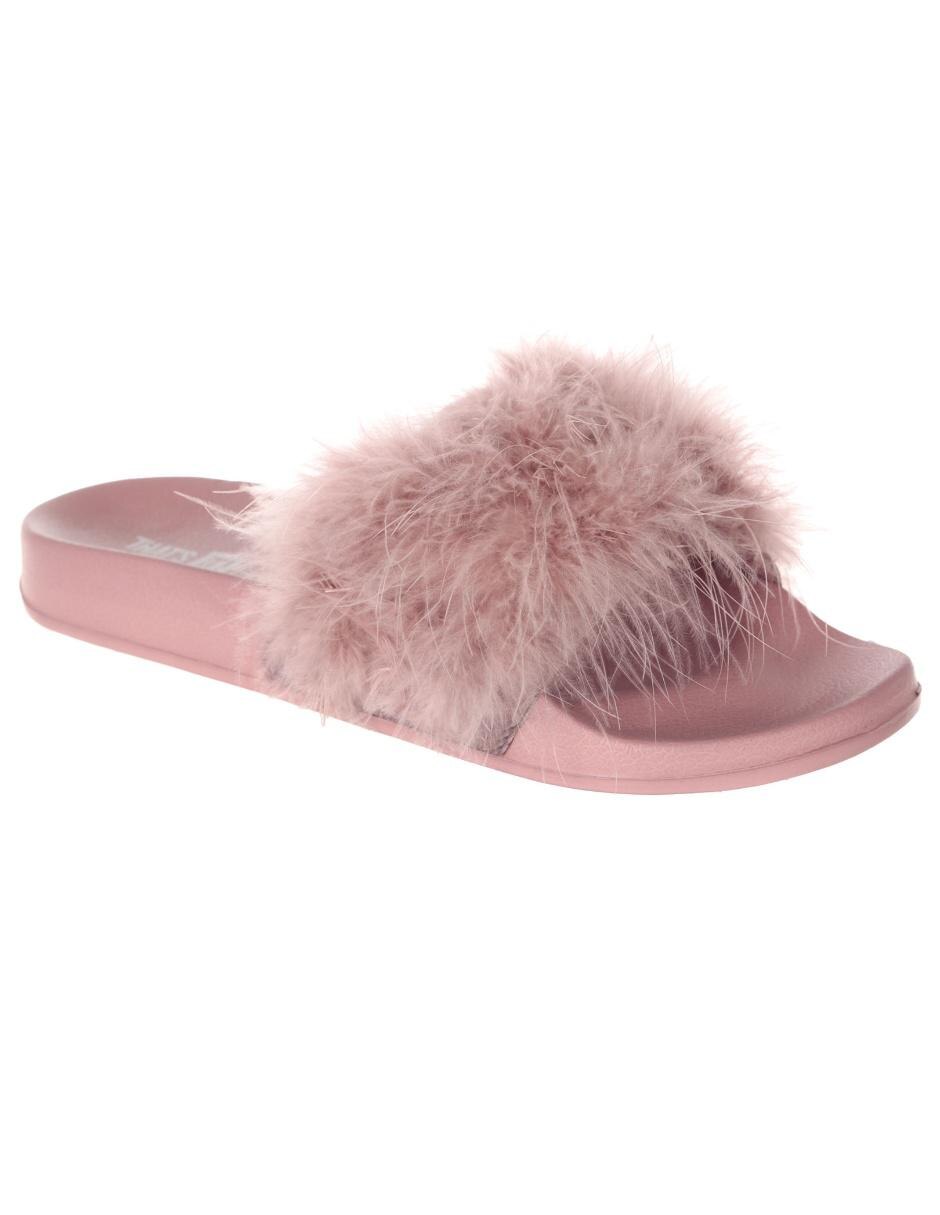 sandalias con peluche