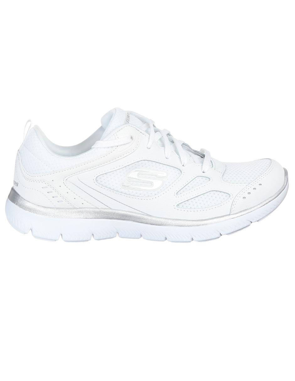 tenis skechers blanco