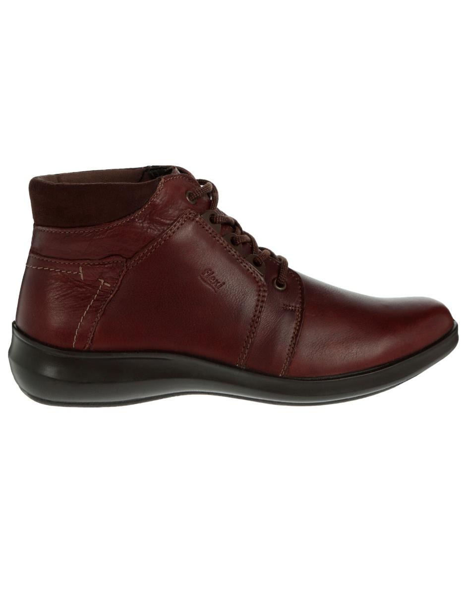 Bota arriba del tobillo de piel para mujer 2