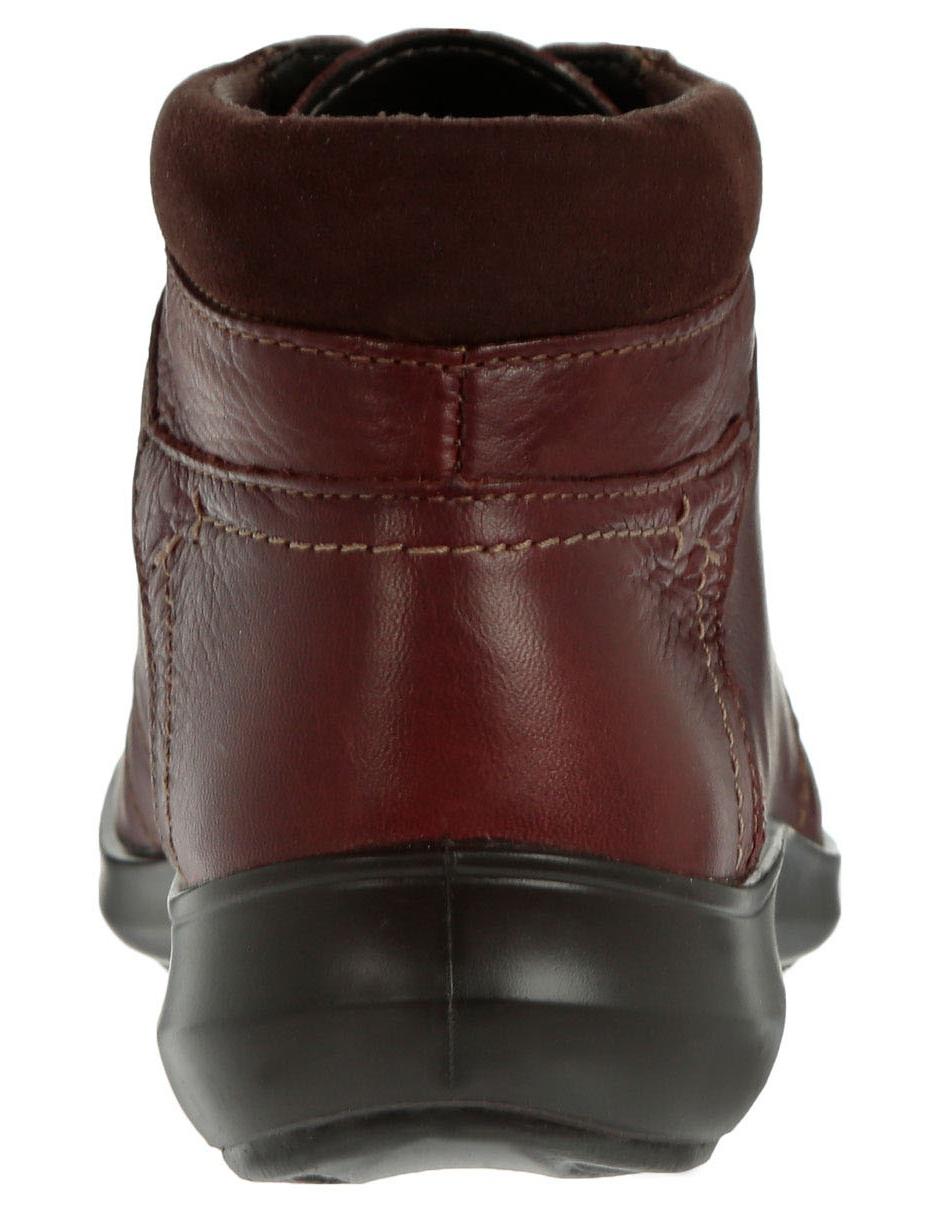 Bota arriba del tobillo de piel para mujer 3