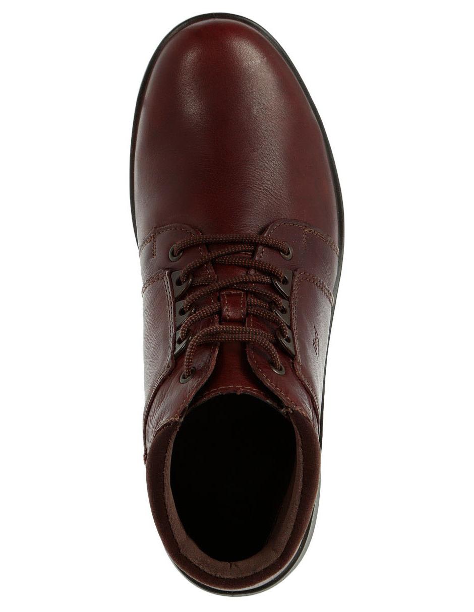 Bota arriba del tobillo de piel para mujer 4