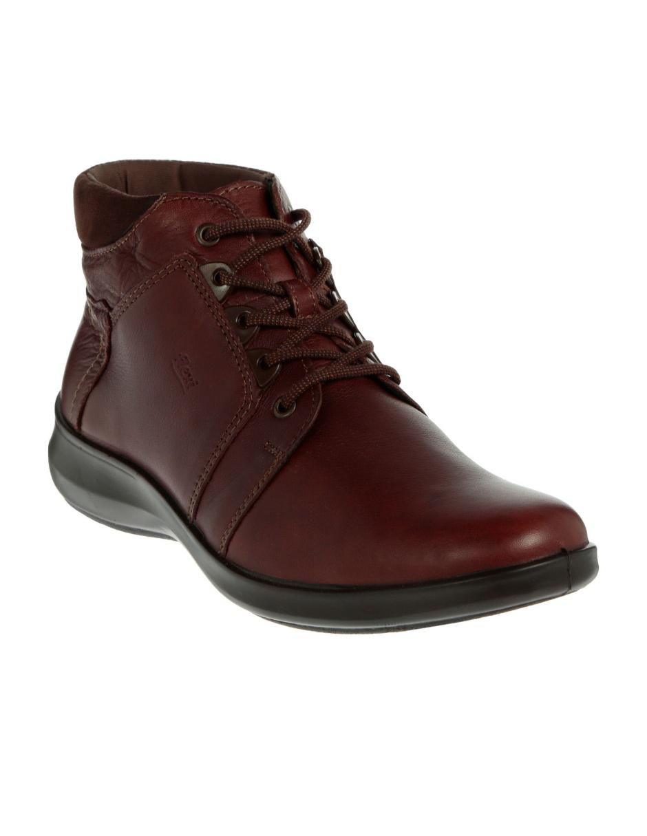 Bota arriba del tobillo de piel para mujer