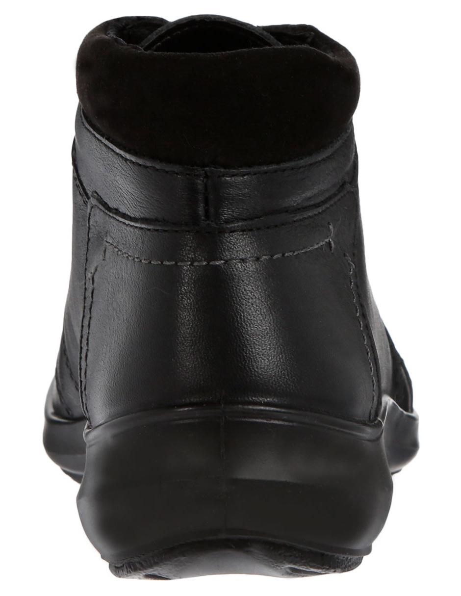 Bota arriba del tobillo Flexi de piel para mujer