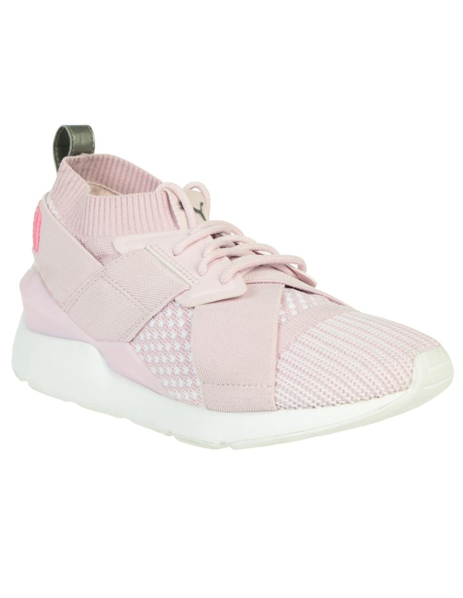 tenis puma rosa mujer