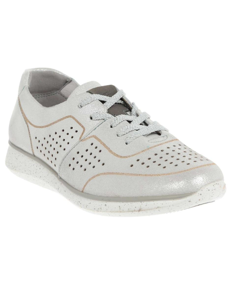Tenis Flexi piel con diseño corte láser glitter en Liverpool