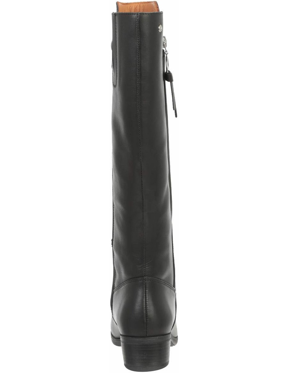 Bota abajo de la rodilla de piel para mujer 3
