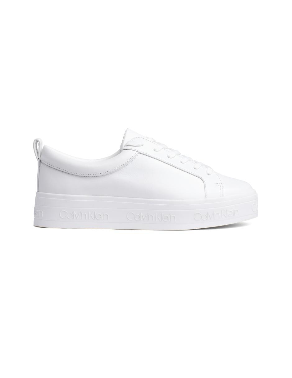 Tenis Calvin Klein piel blanco logotipo en Liverpool