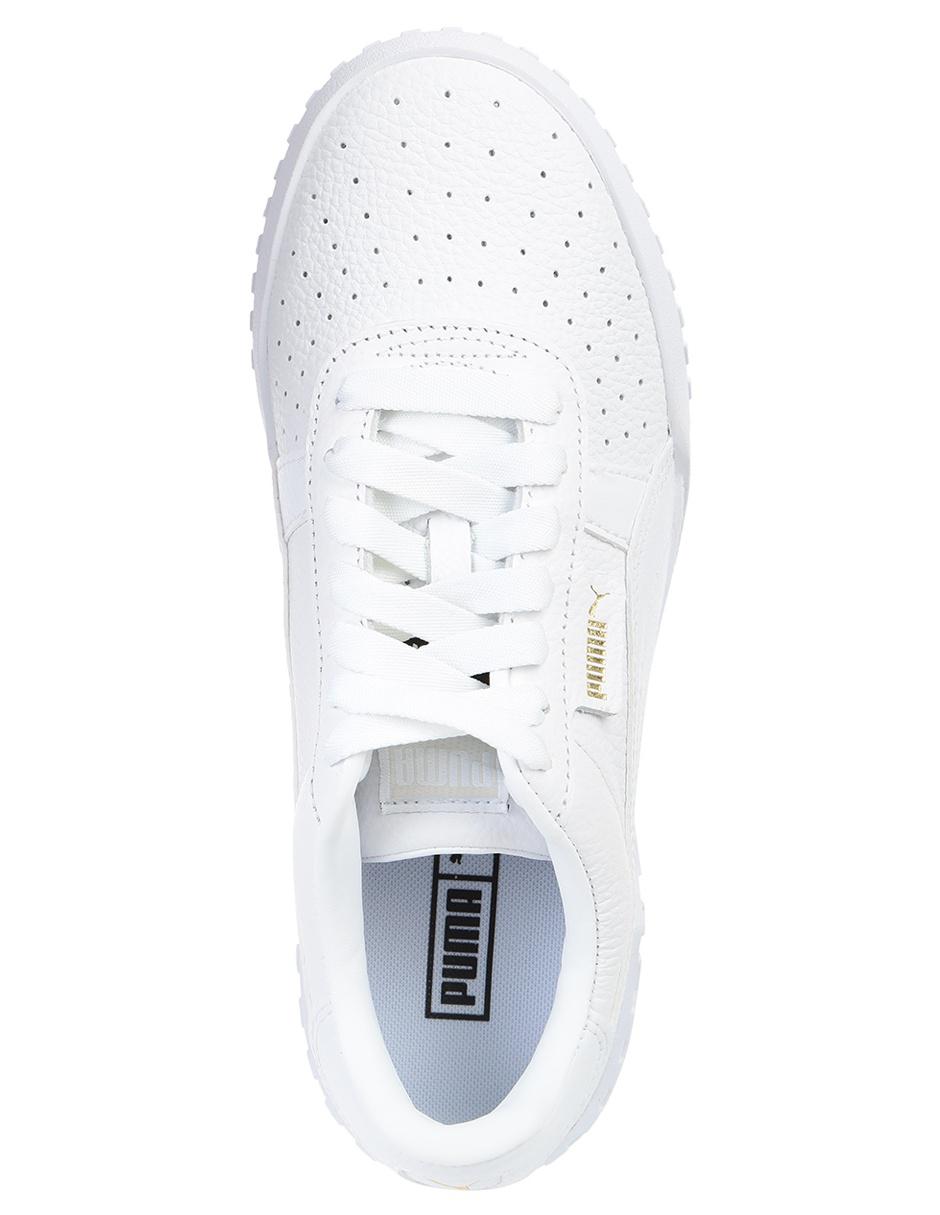 tenis puma de piel blancos