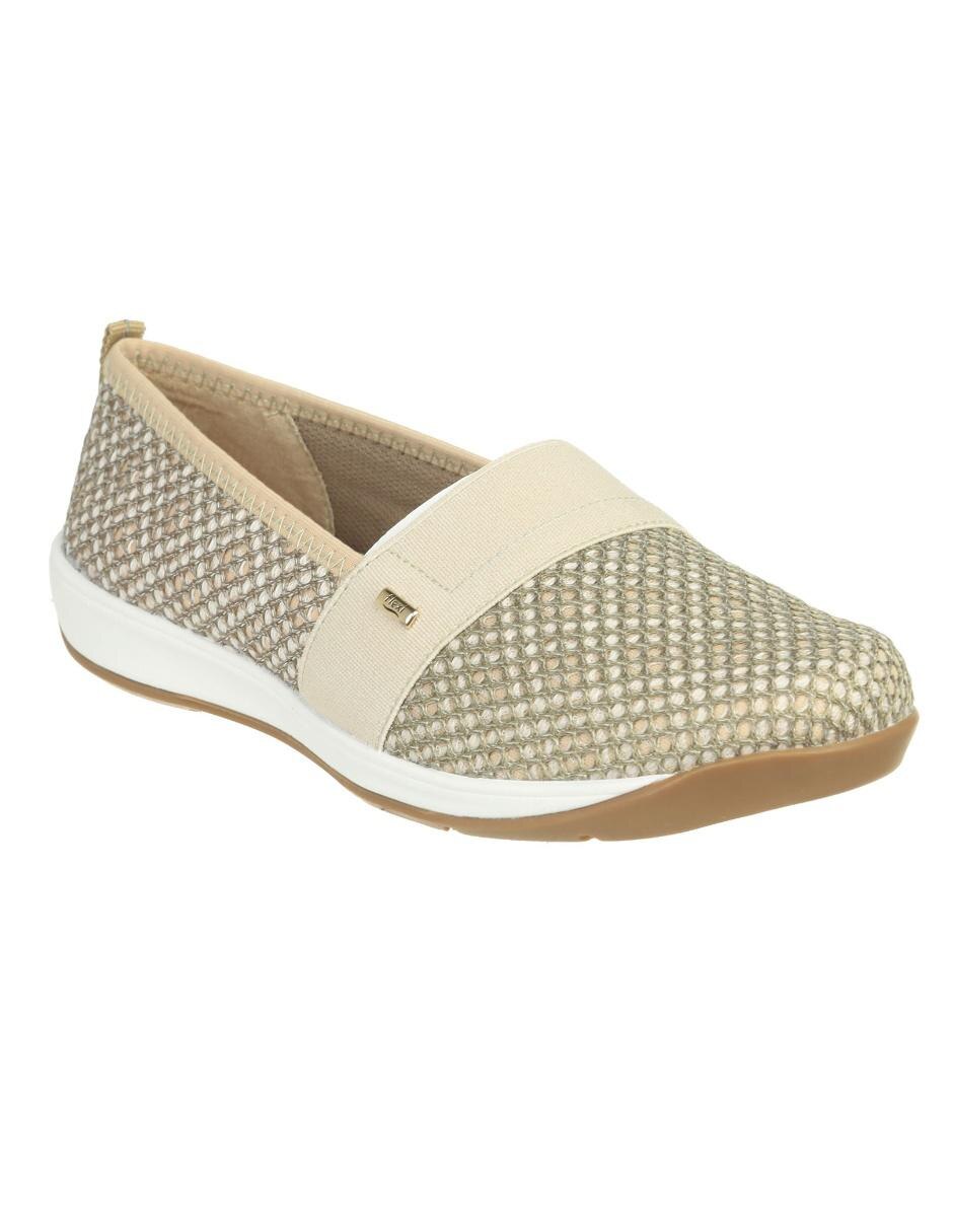 zapato flexi texturizado casual