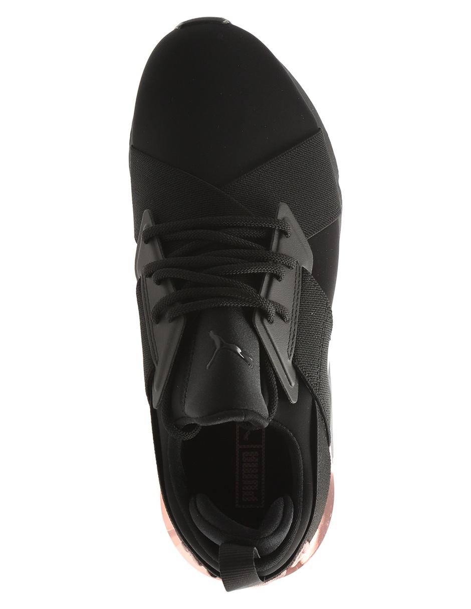 puma tenis mujer negro