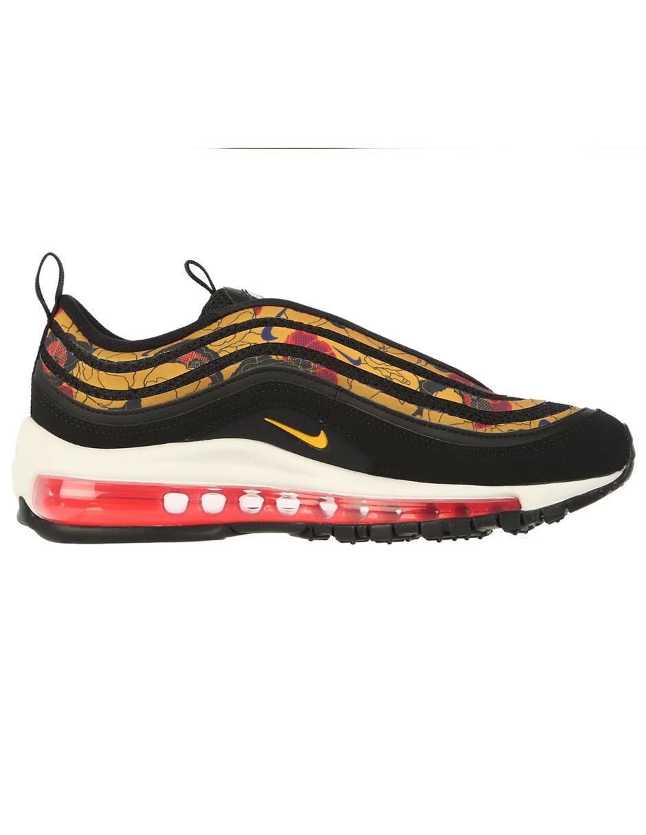 Max Tenis Negro Nike Air 97 Diseño Se Con Floral NPnO8wkX0