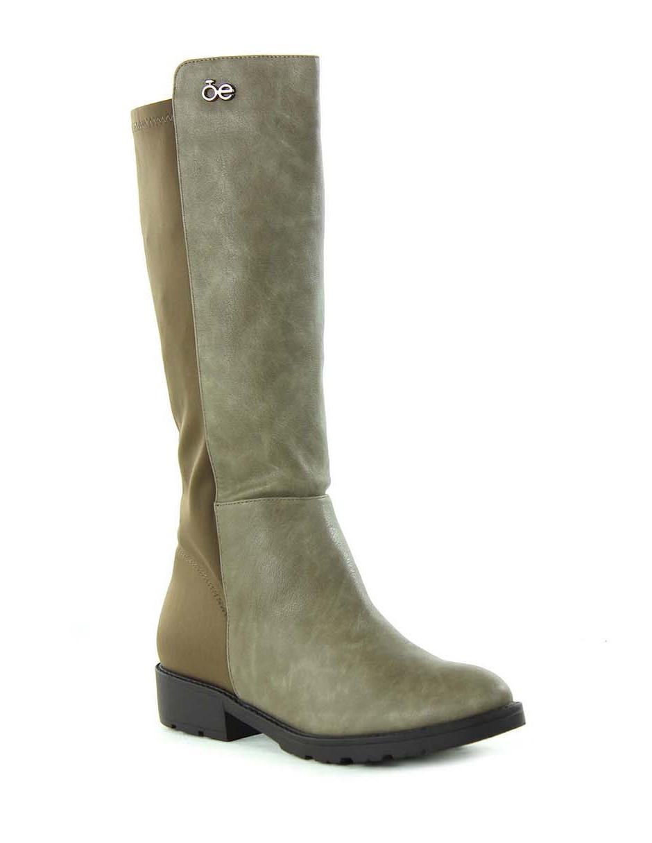 Bota CLOE taupe con logotipo en Liverpool