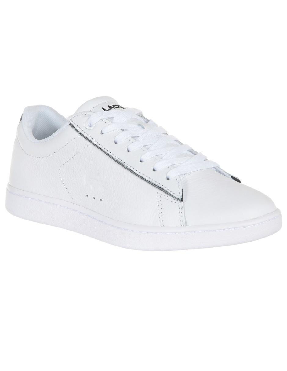 tenis lacoste piel blanco