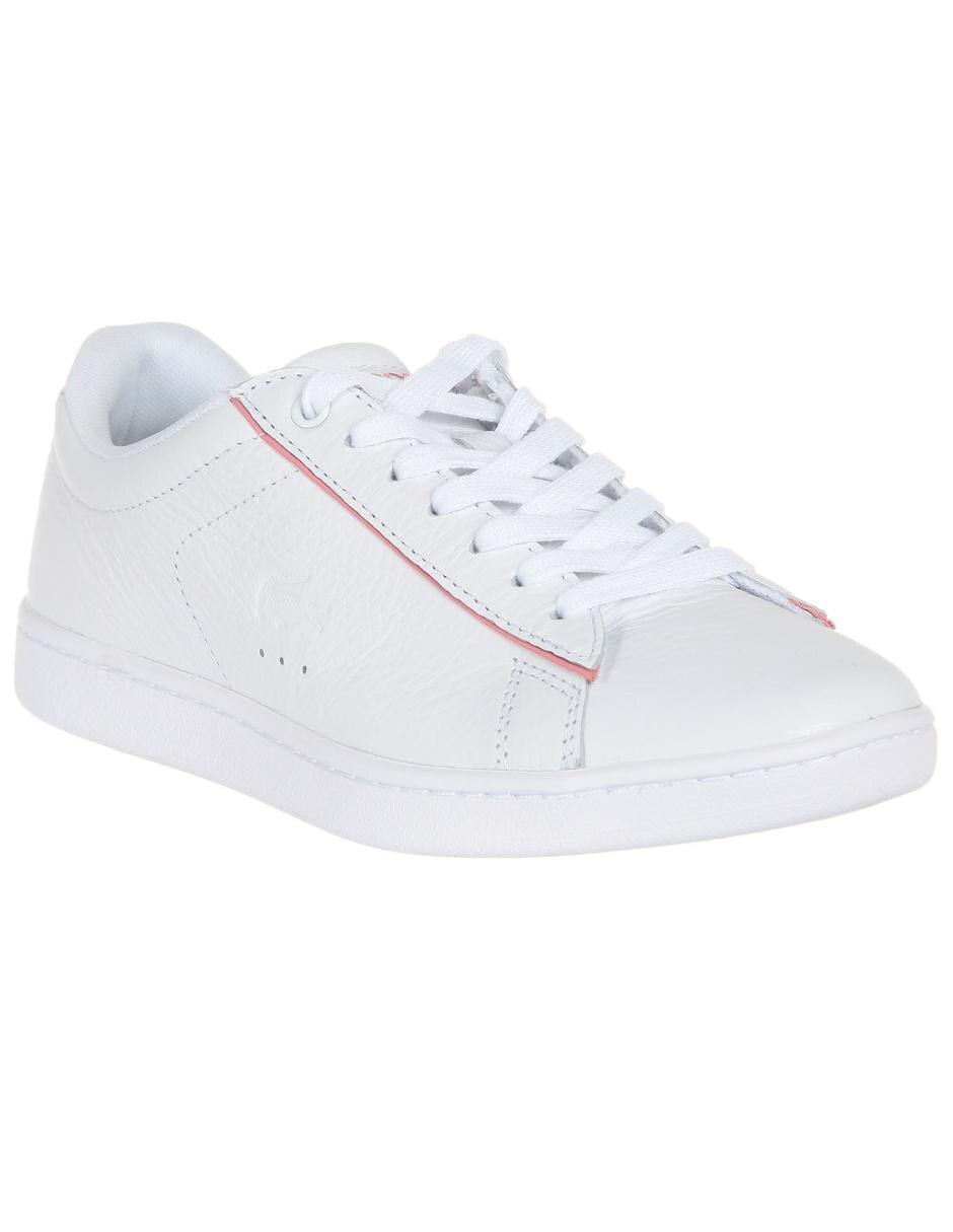 tenis lacoste piel blanco