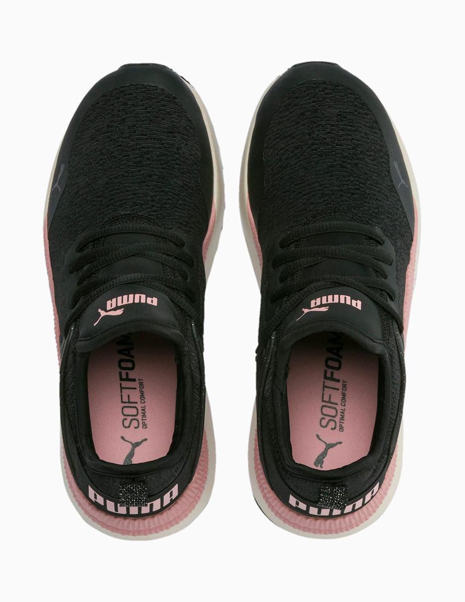 tenis puma rosa glitter
