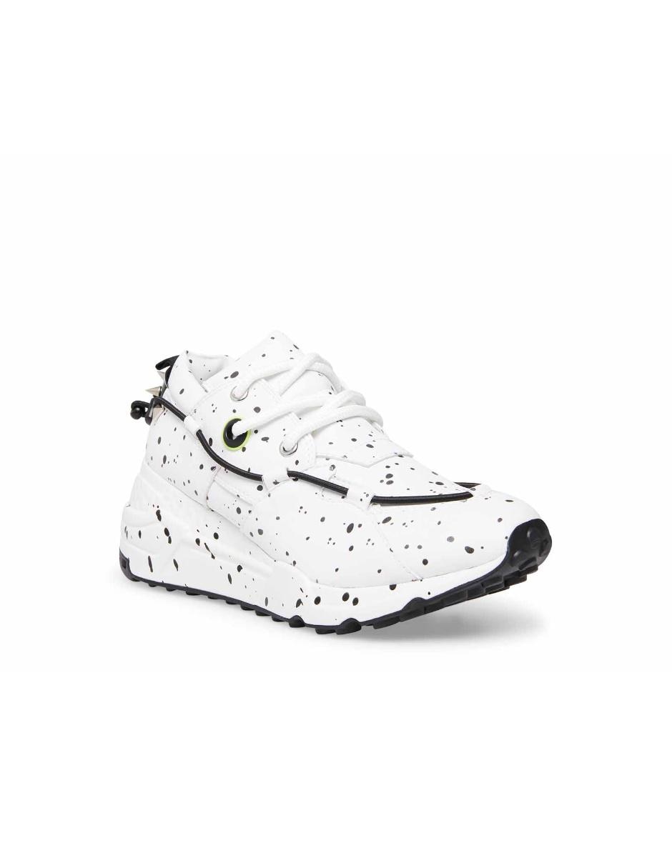 Tenis Steve Madden blanco con diseño gráfico en Liverpool