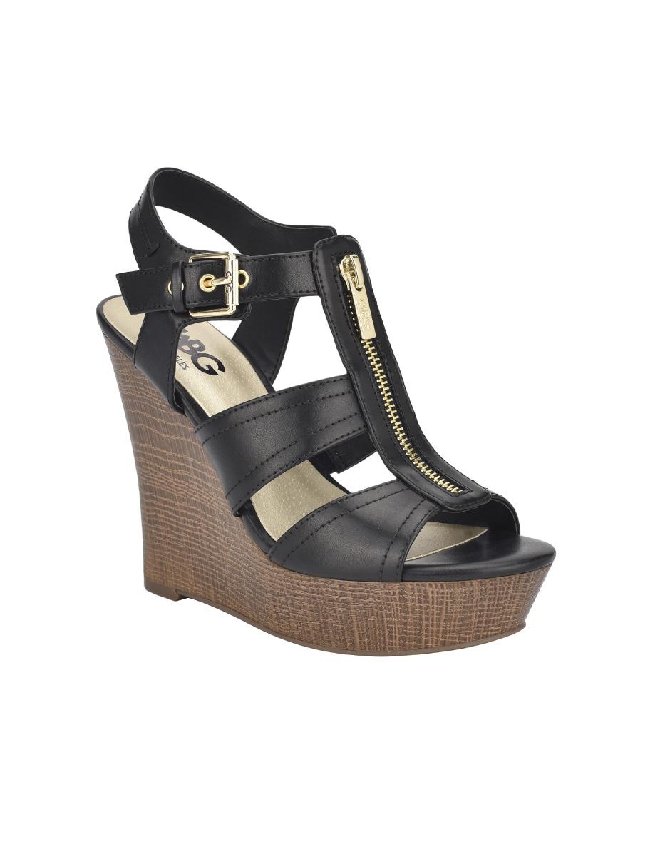 Sandalia G by Guess negra cierre decorativo en Liverpool