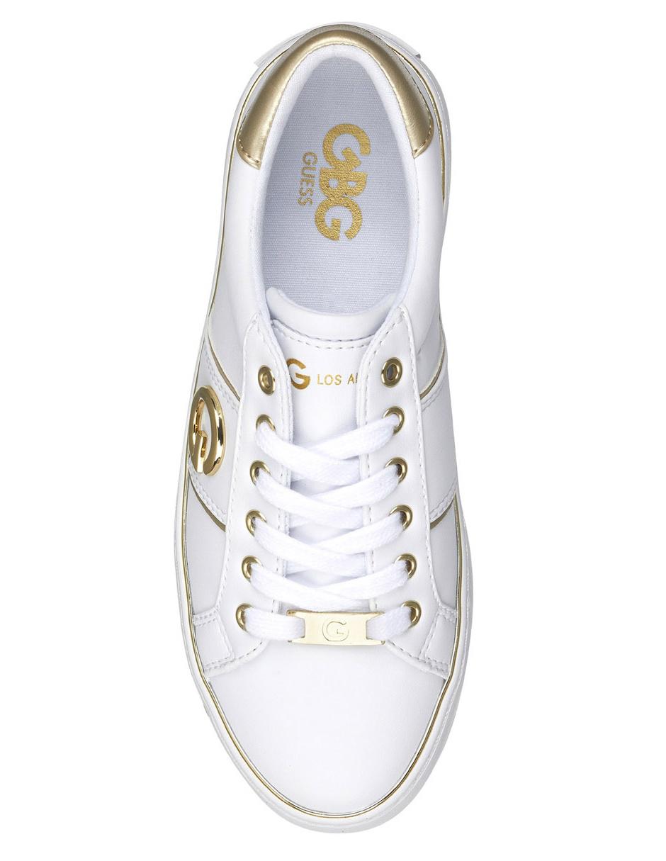 Tenis G By Guess Blanco Con Logotipo En Liverpool