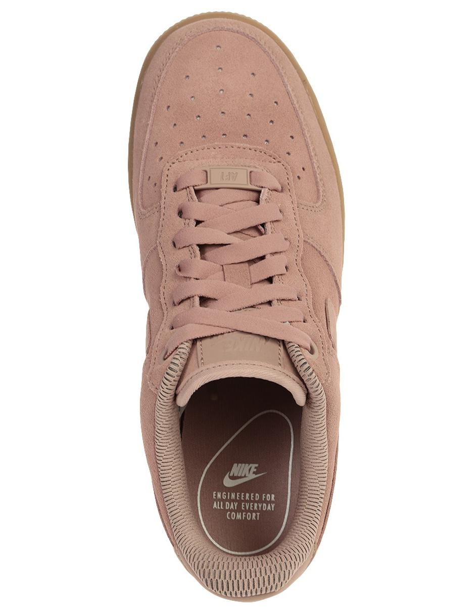 tenis nike air force mujer rosas