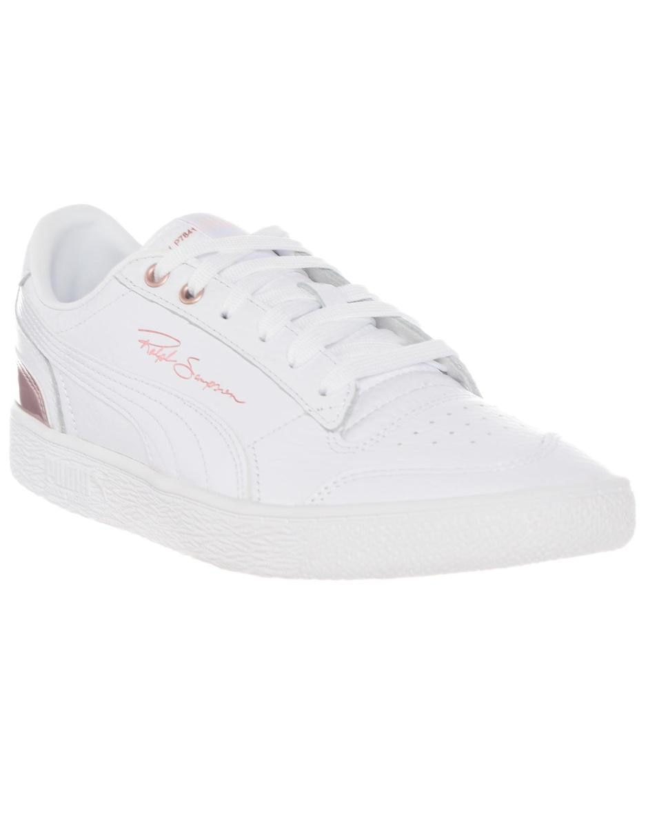 tenis puma de piel blancos