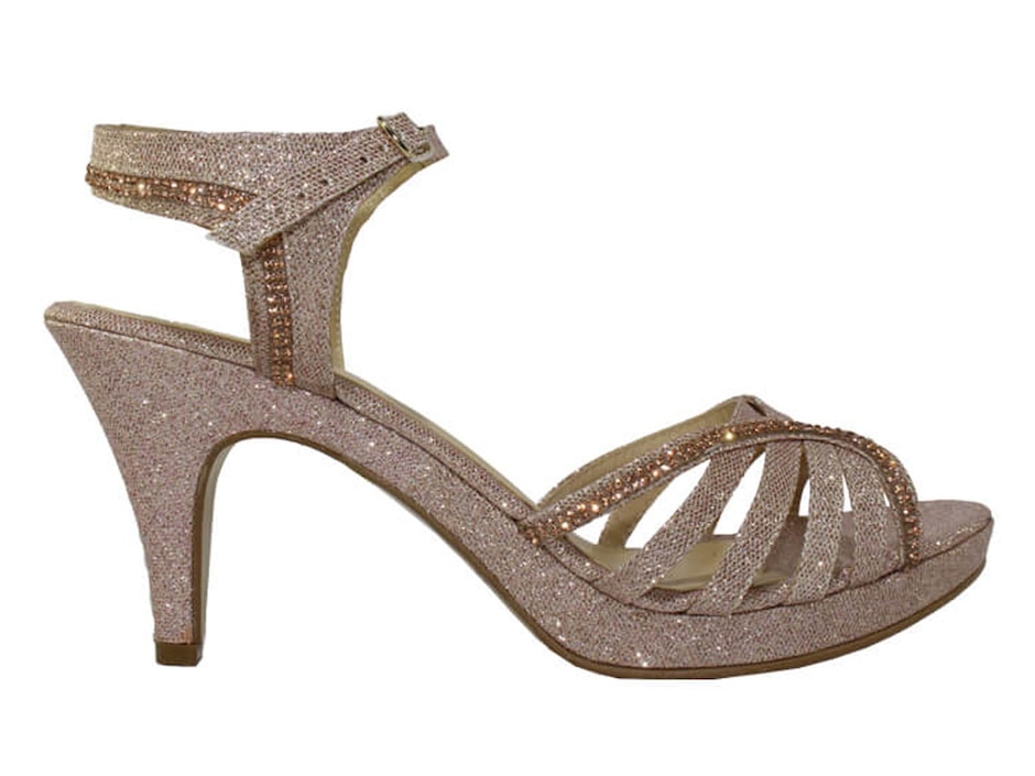 Sandalias Leon con glitter para mujer