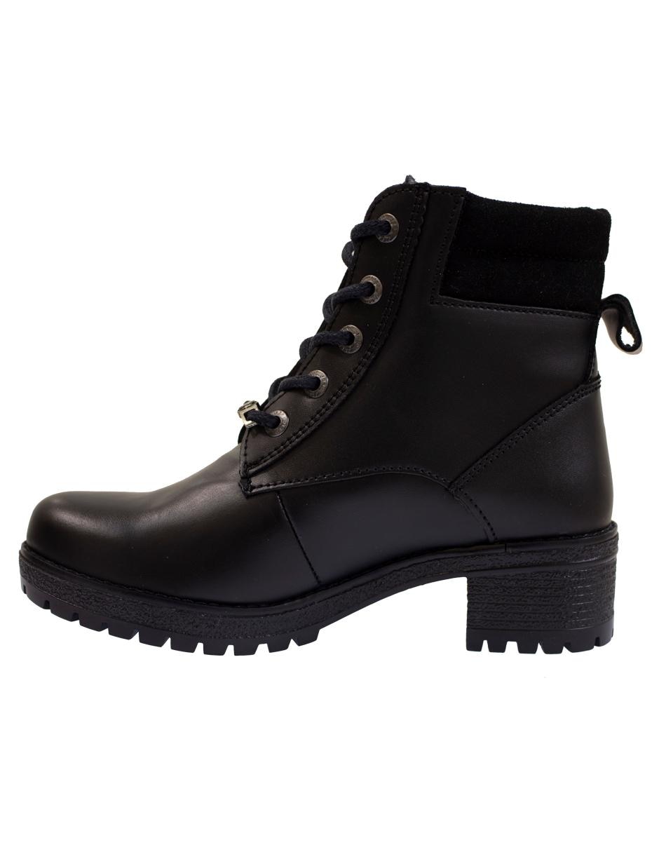 Bota al tobillo de piel para mujer 4