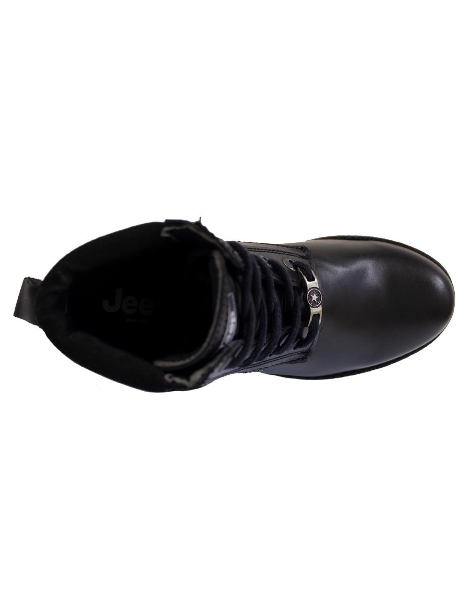 Bota al tobillo de piel para mujer 5