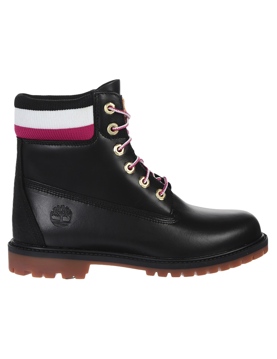 Bota arriba del tobillo de piel para mujer 2