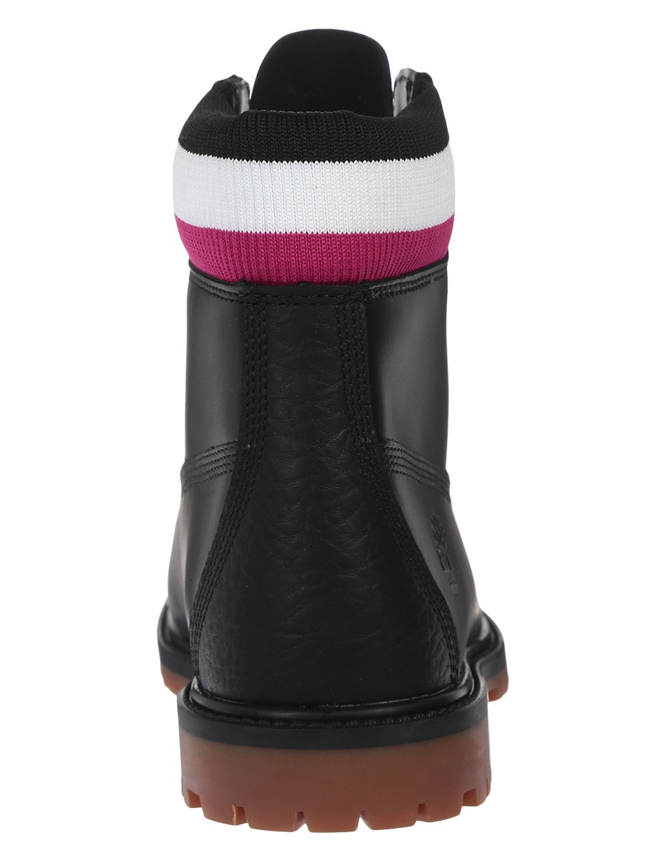 Bota arriba del tobillo de piel para mujer 3