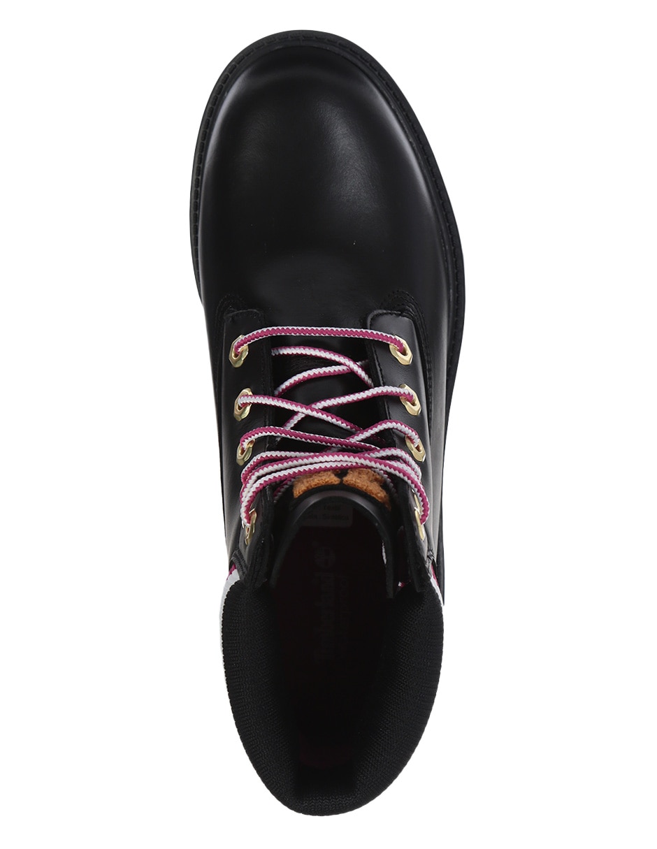 Bota arriba del tobillo de piel para mujer 5
