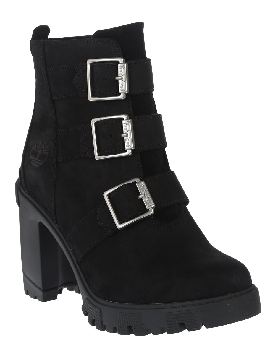 Bota al tobillo de piel para mujer 1