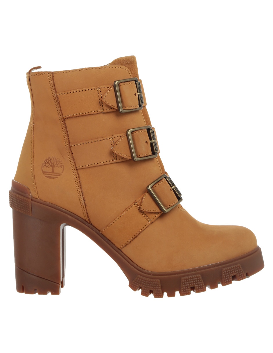 Bota arriba del tobillo de piel para mujer 2