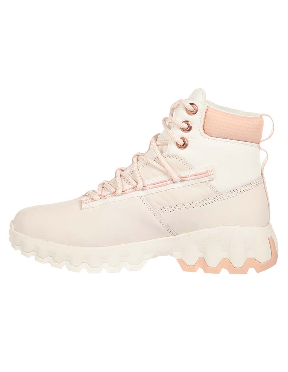 Bota arriba del tobillo de piel para mujer 4