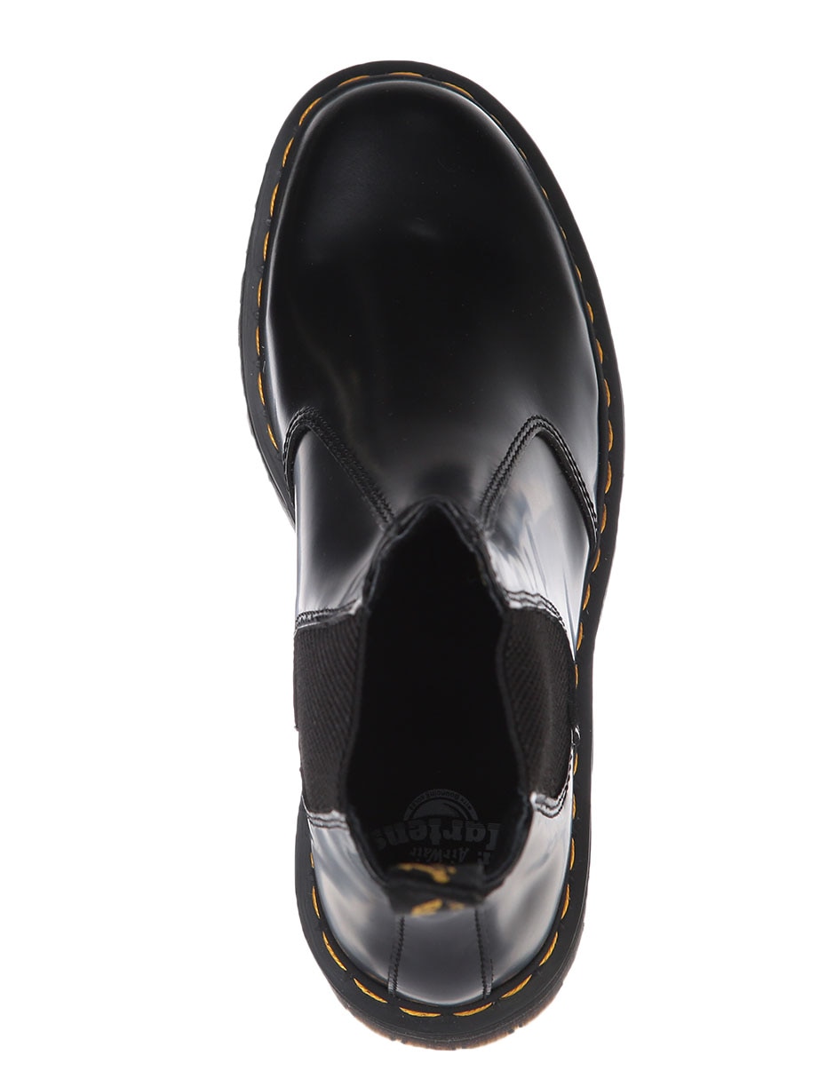 Bota arriba del tobillo de piel para mujer 5