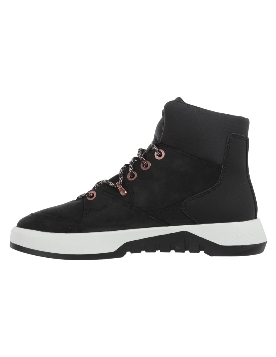 Bota arriba del tobillo de piel para mujer 4
