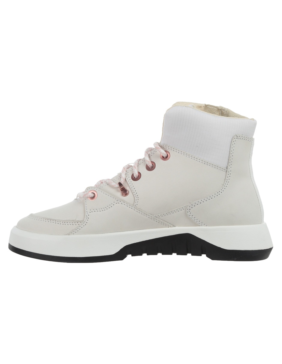 Bota arriba del tobillo de piel para mujer 4