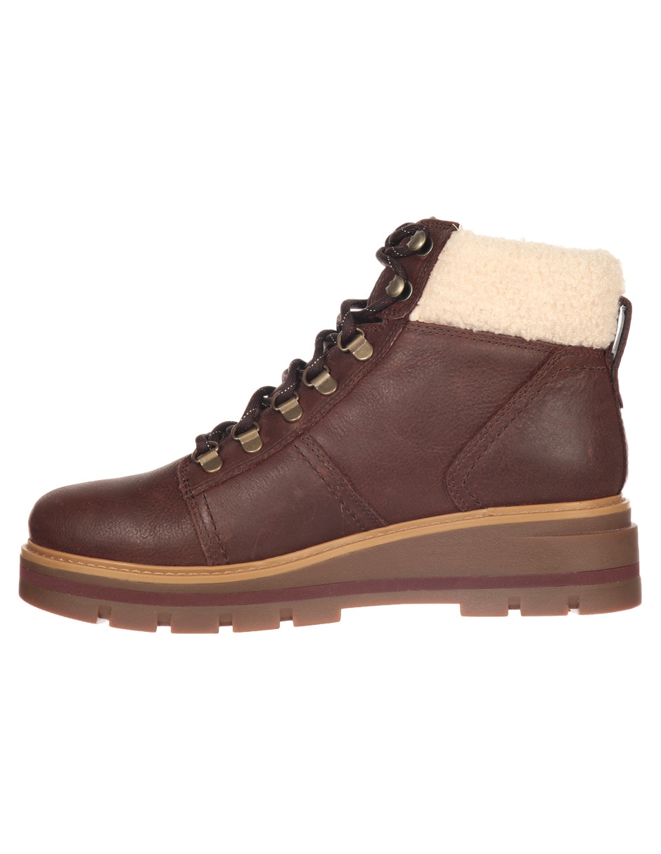 Bota al tobillo de piel para mujer 4