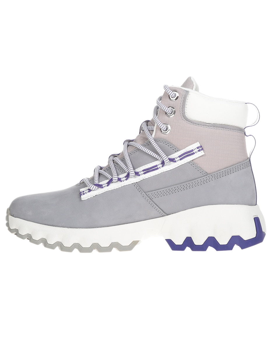 Bota arriba del tobillo de piel para mujer 4