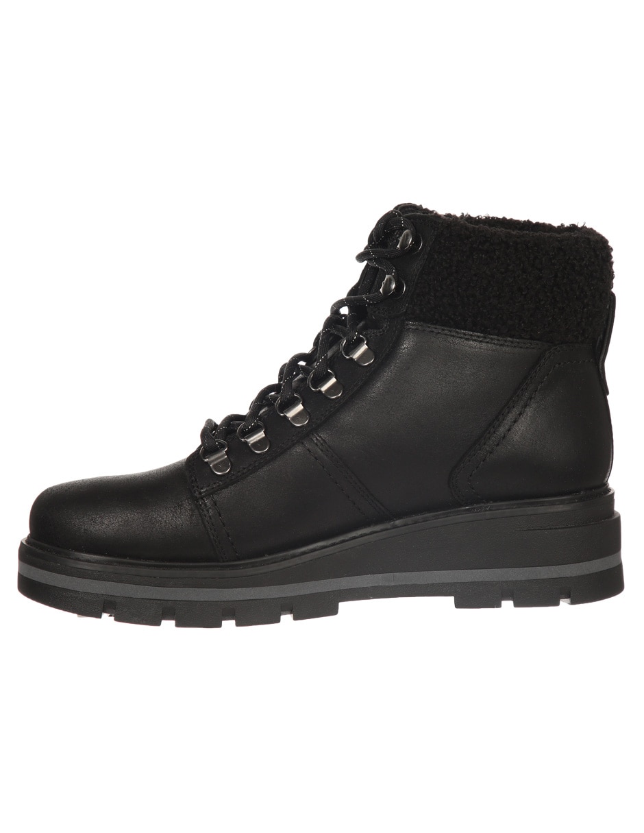 Bota al tobillo de piel para mujer 4
