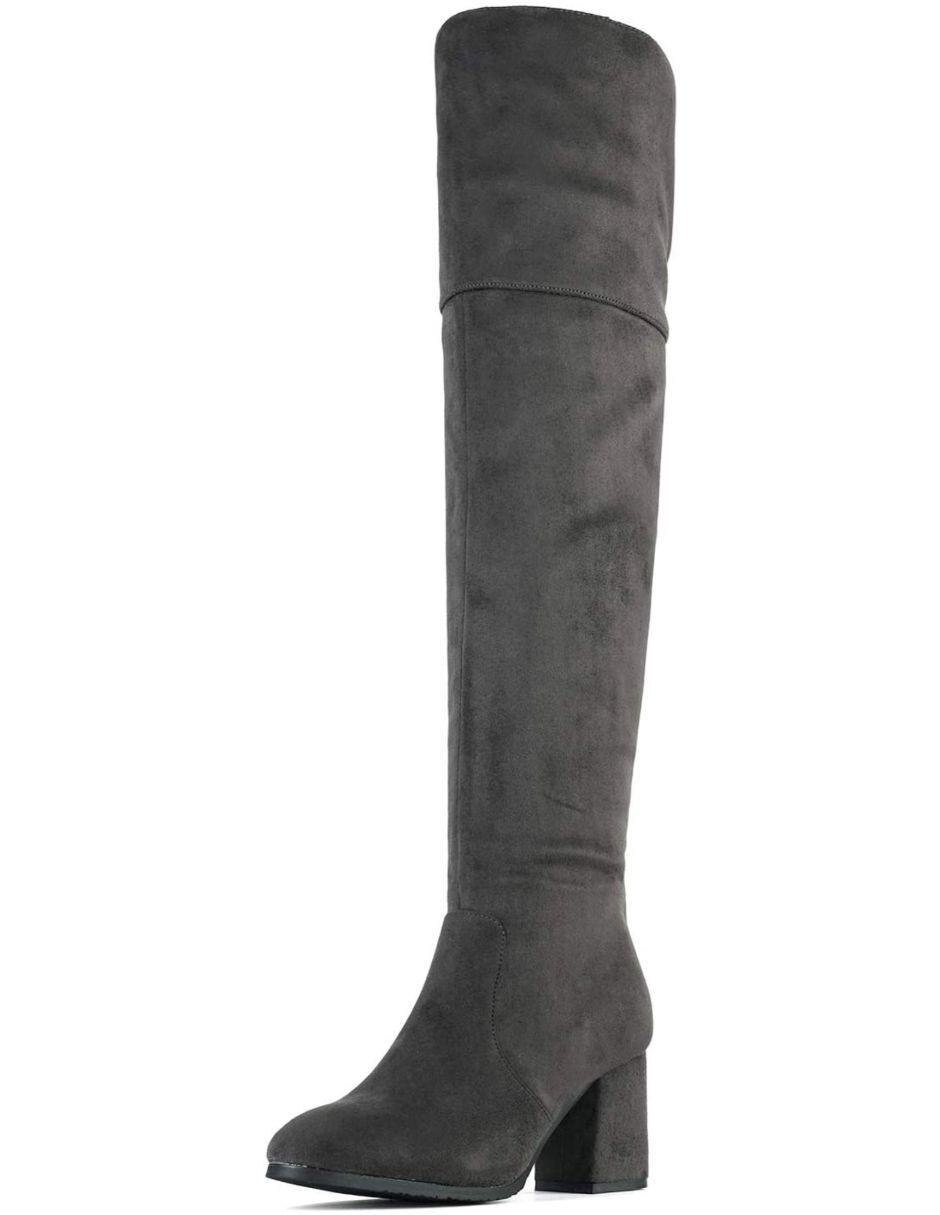 Botas Paris Texas | Botas Altas De Ante Canyon Mujer – Aurea Avis
