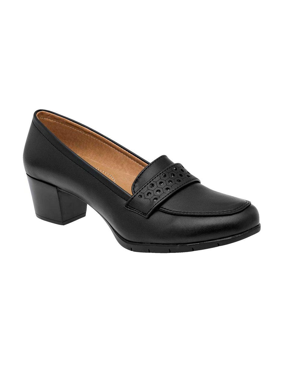 Zapatilla de piel