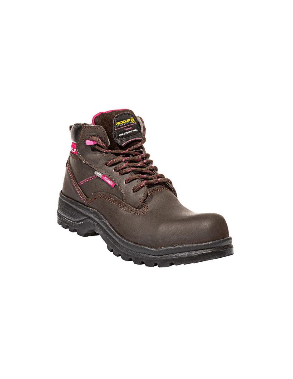 Bota al tobillo de piel para mujer
