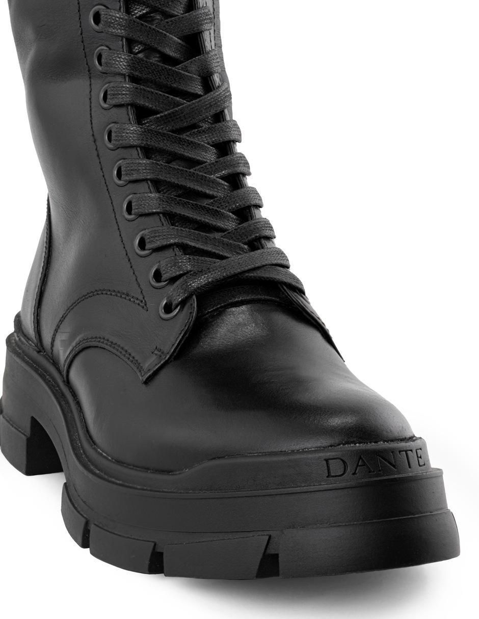 Bota media pierna Bareilly de piel para mujer 4