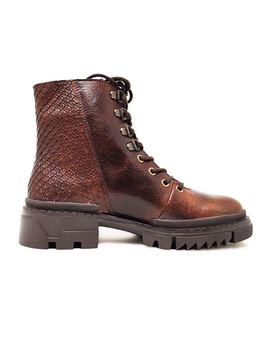 Bota al tobillo de piel para mujer 3