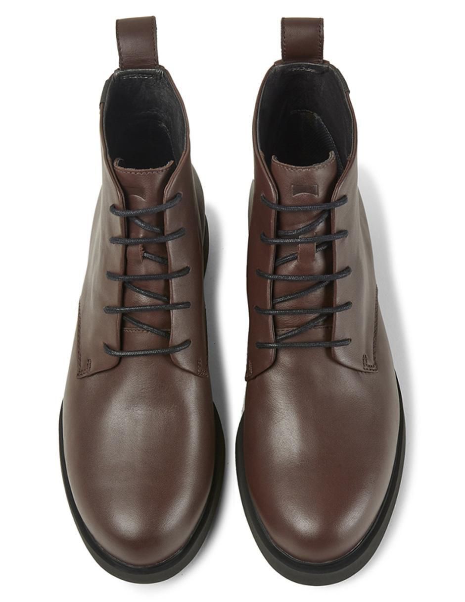 Bota al tobillo de piel para mujer 4