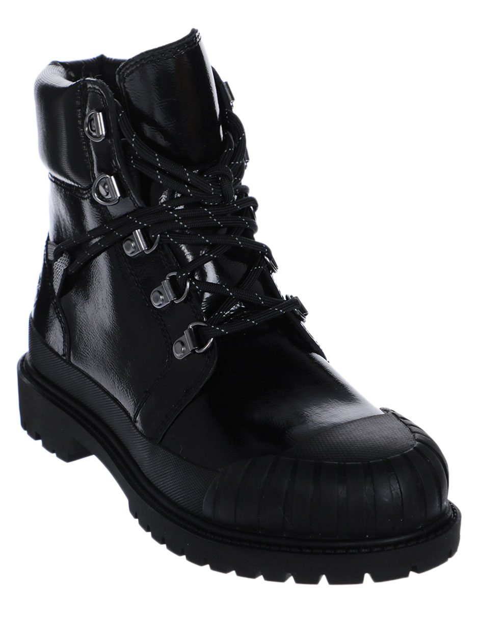 Bota al tobillo de piel para mujer Bota al tobillo de piel para mujer